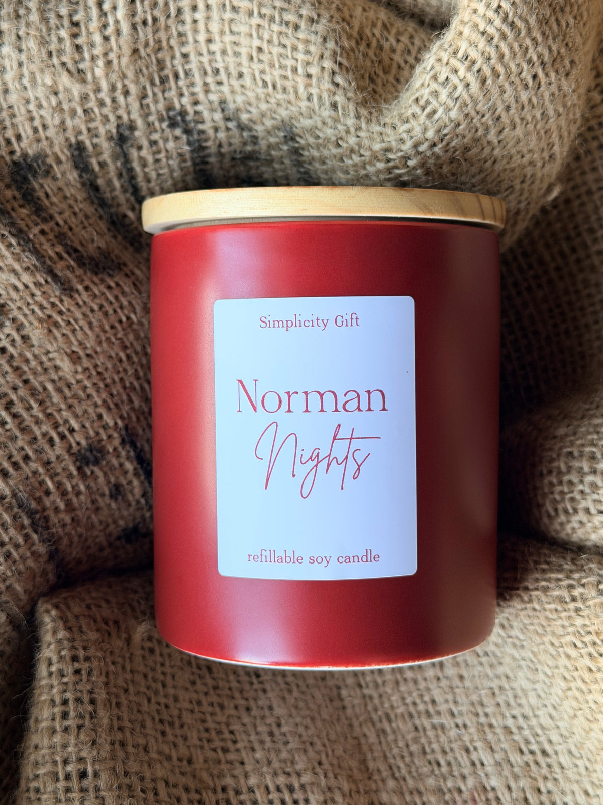 Simplicity Custom Candles 14oz