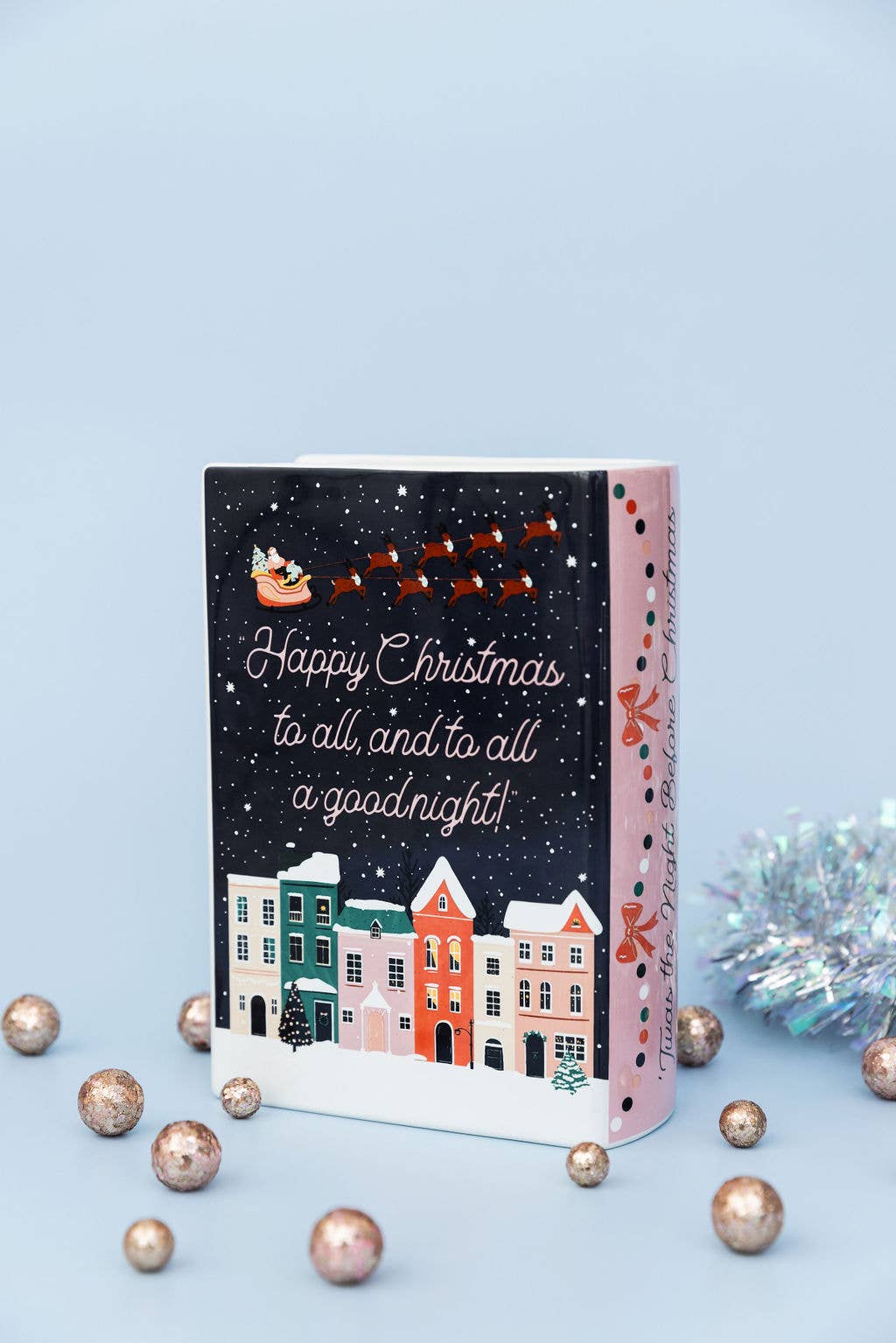 Twas the Night Before Christmas Book Vase