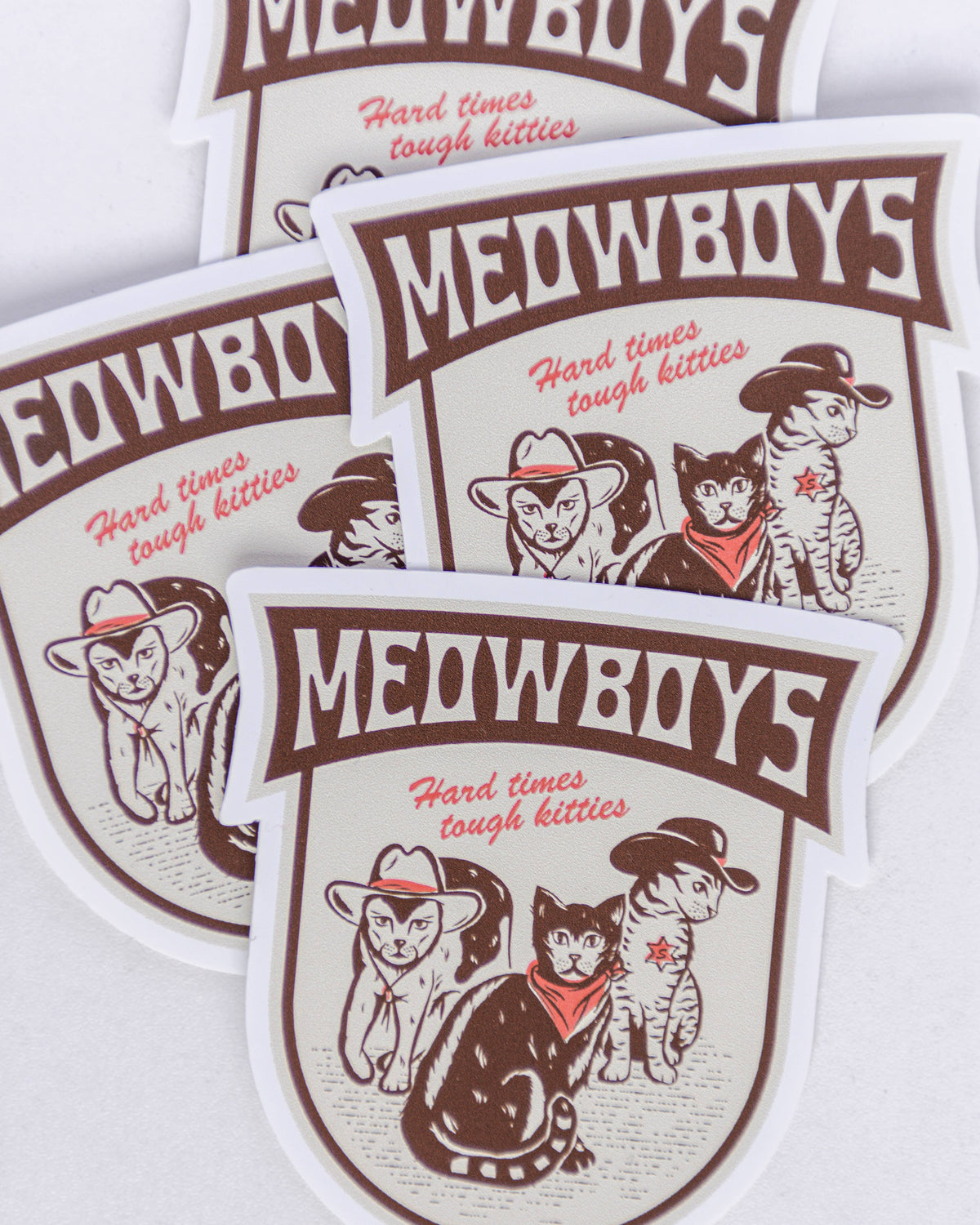 Meowboys Sticker