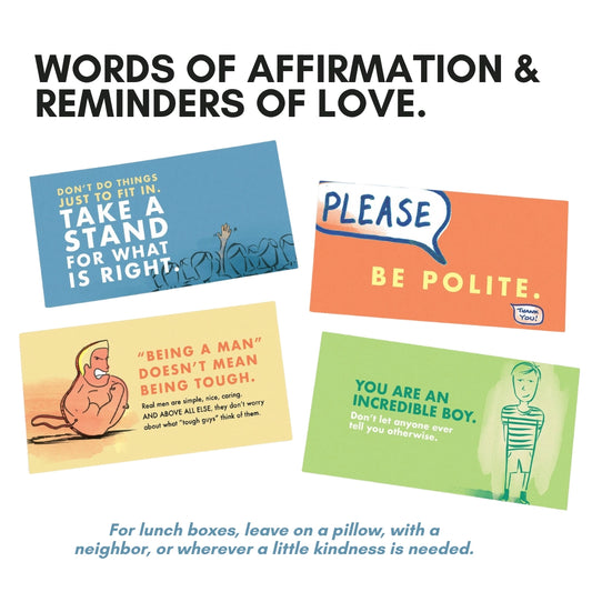 Inspiring Lunch Notes For Young Boys (Boxed Set)