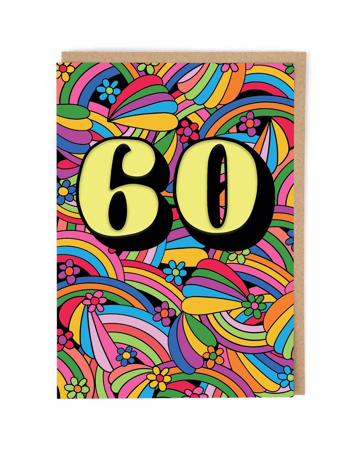 Sixty Greeting Card
