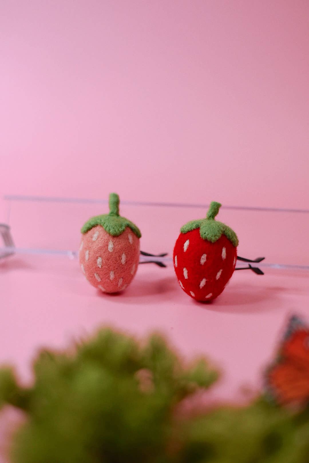 Strawberry Car Vent Clip Pink