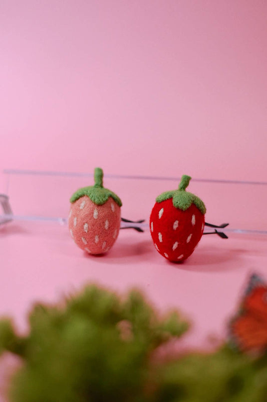 Strawberry Car Vent Clip Pink