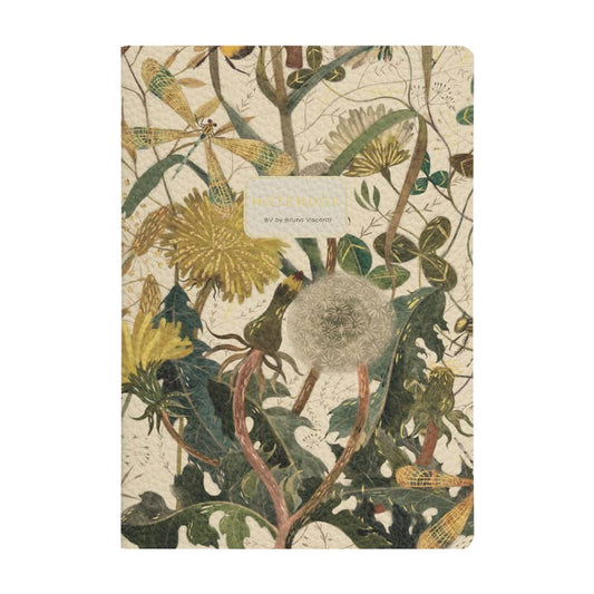 BV by Bruno Visconti A5 vegan leather notebook Summer Greens