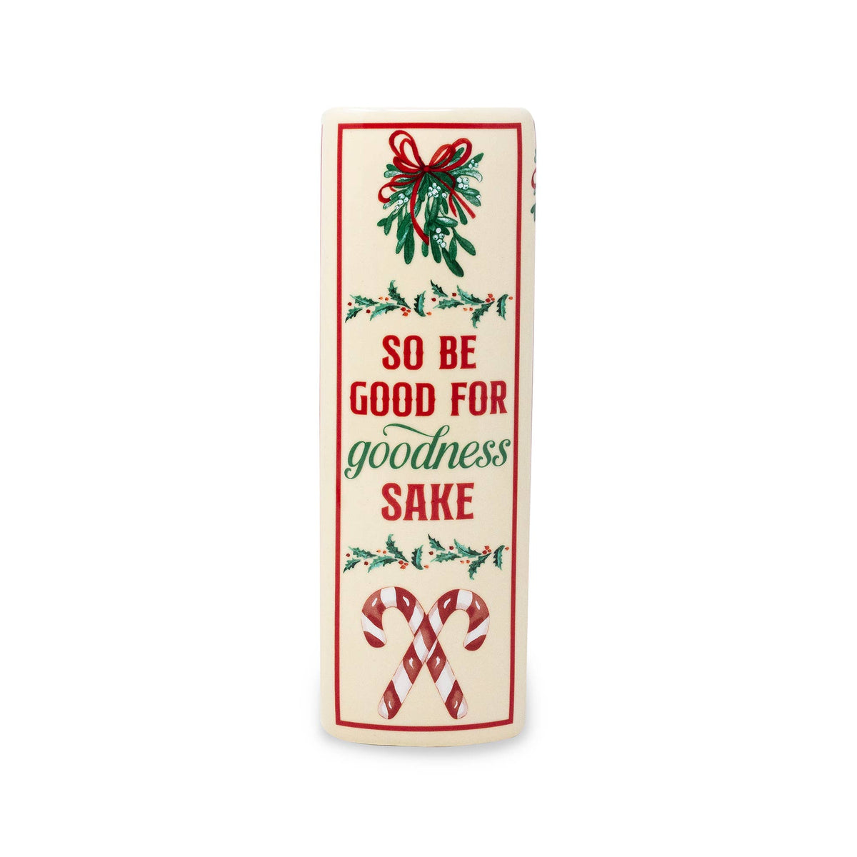 Santa is Coming to Town Book Vase