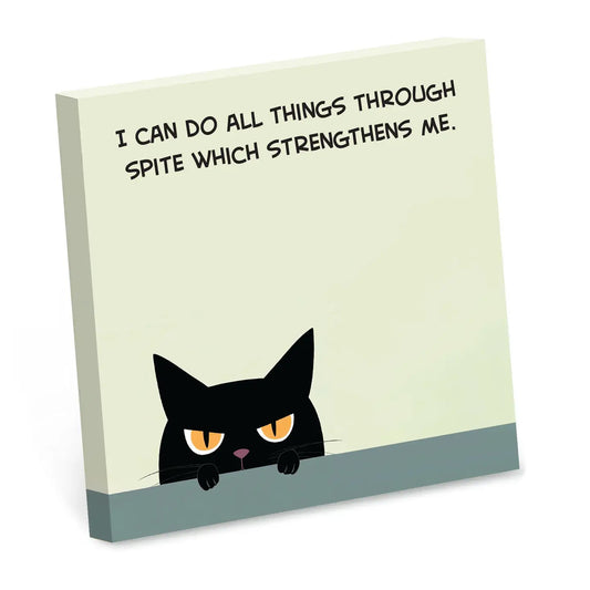 I Can Do All Things through Spite Sticky Notes