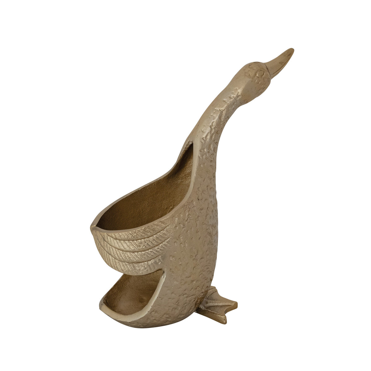 Cast Aluminum Duck Shaped Bottle Holder