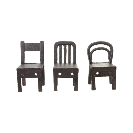 Cast Iron Chair Shaped Wall Hook