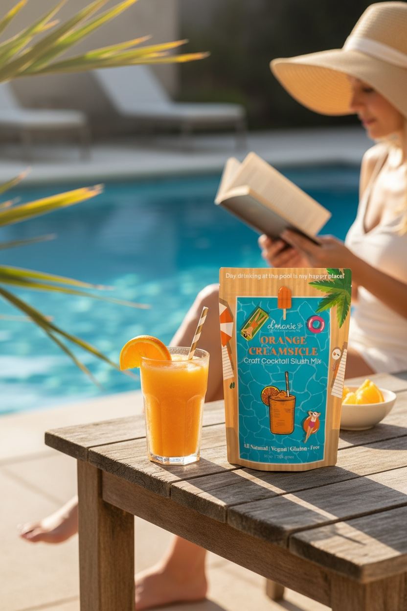 Orange Creamsicle Cocktail - Ready-To-Freeze Cocktail