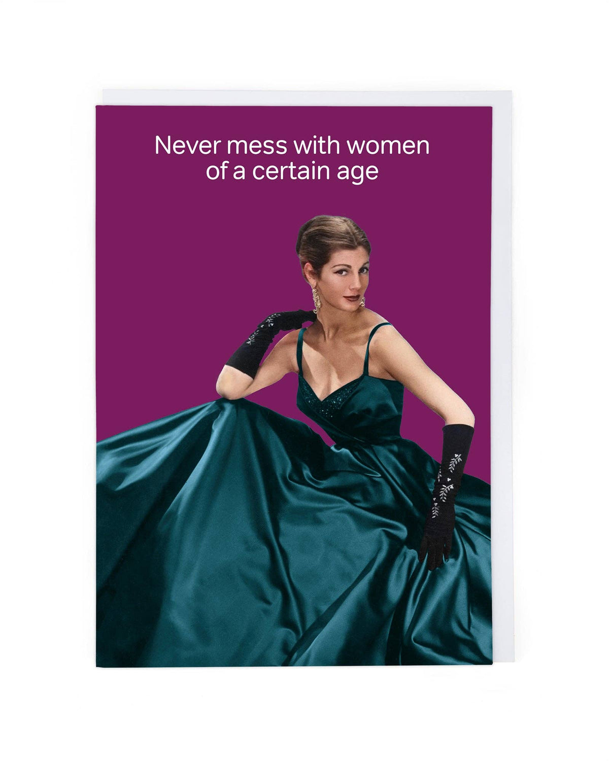 Never Mess with Women Greeting Card