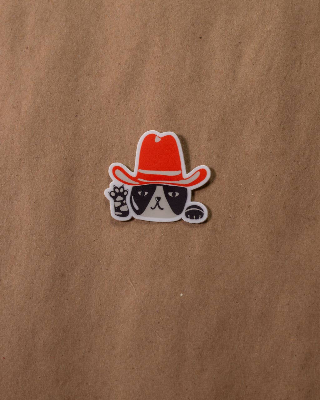 Cowboy Cat Western Sticker