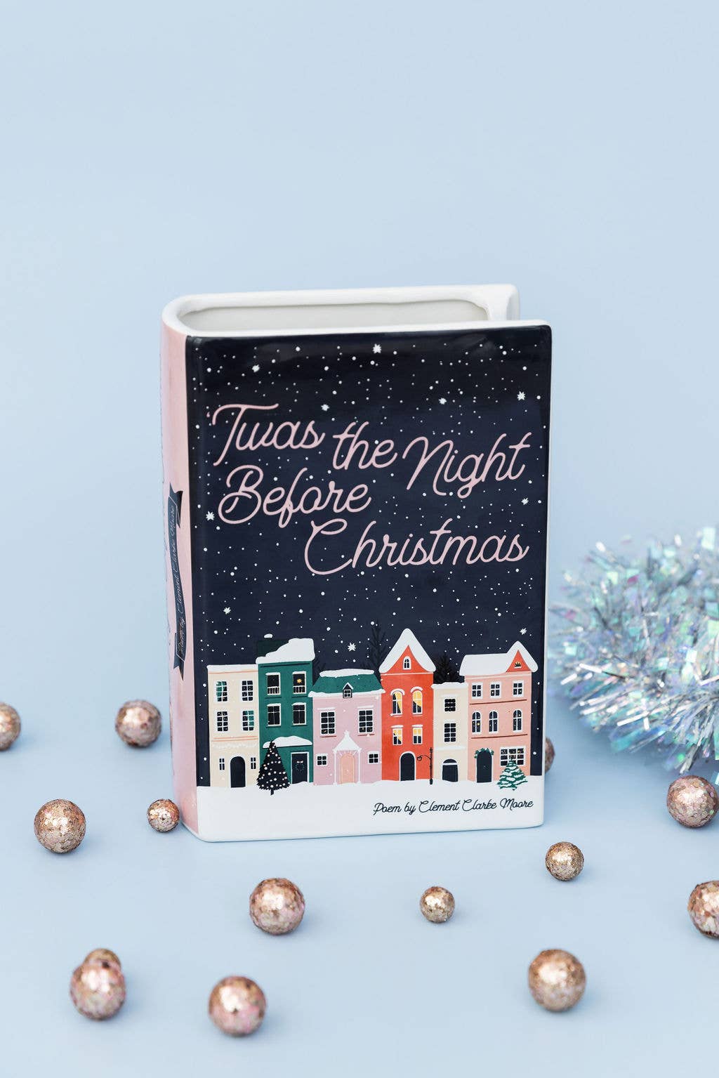 Twas the Night Before Christmas Book Vase
