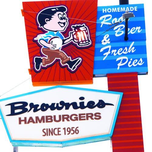 Brownie's Hamburger Stand Coaster