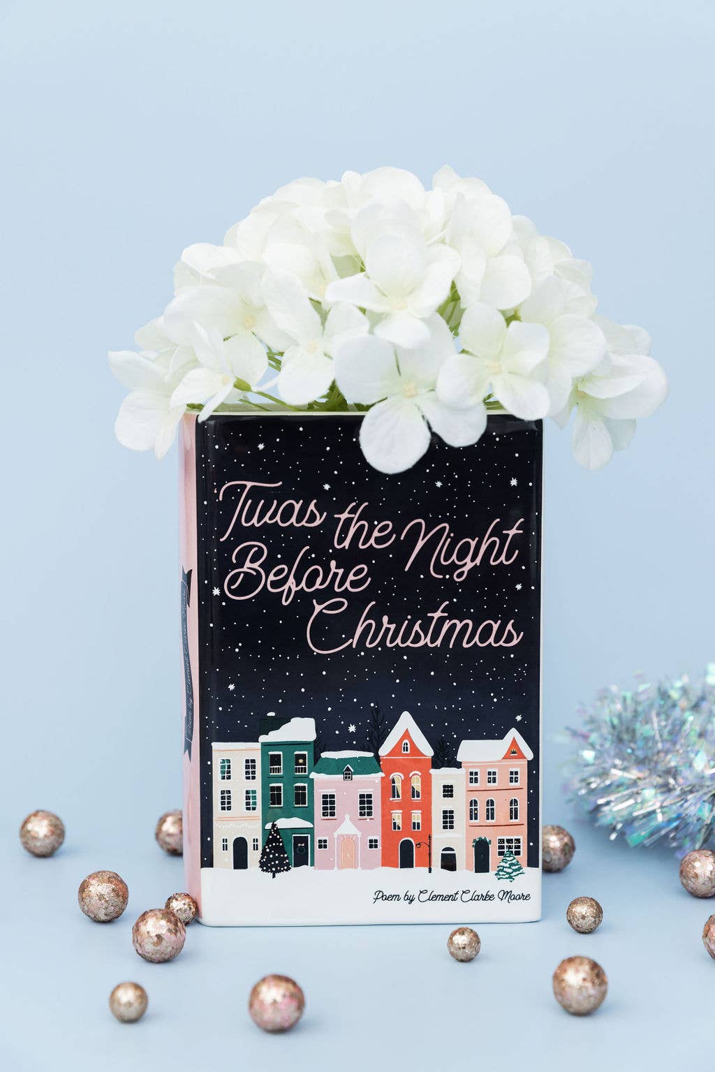 Twas the Night Before Christmas Book Vase